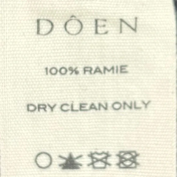 Doen Pacifica linen Wrap Sleeveless Black Midi dress - Picture 9 of 10